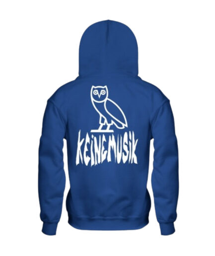 Keinemusik & OVO Logo Print Hoodie – Blue