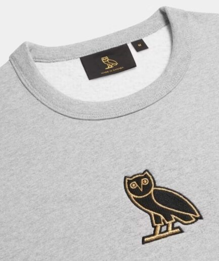 Classic Owl Crewneck Sweatshirt Heather Grey