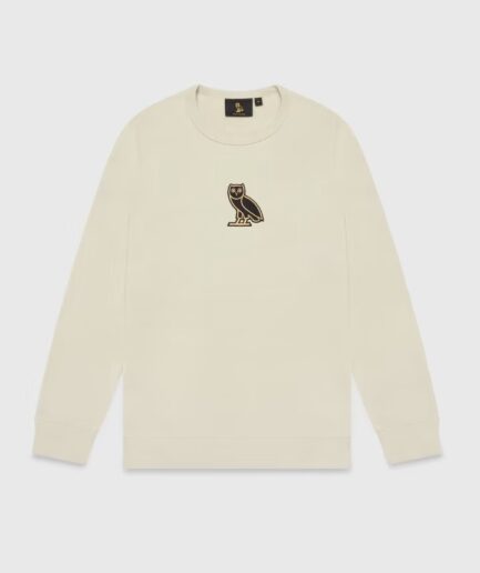 Classic Owl Crewneck Sweatshirt Sand