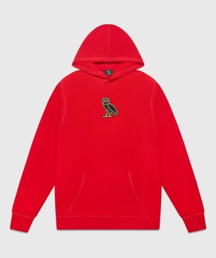 Classic Owl Hoodie Red