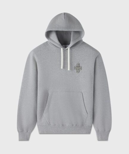 POM POM HOODIE GRAY