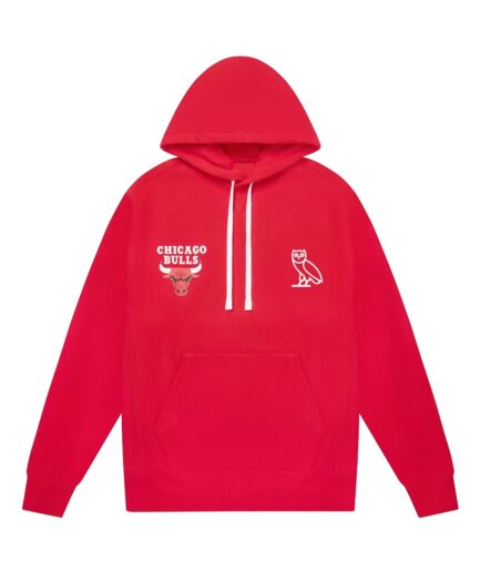 OVO X NBA Bulls Hoodie – Red