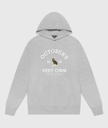 OVO x Collegiate Hoodie-Grey