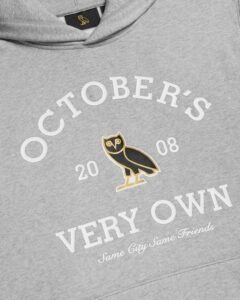 OVO x Collegiate Hoodie-Grey