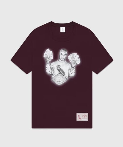 Ovo® x Tyson ‘money Mike’ T-shirt Maroon