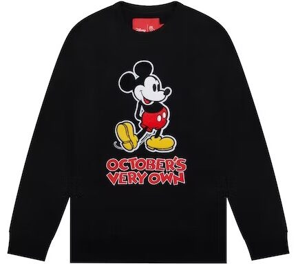 OVO x Disney Classic Mickey Crewneck Sweatshirt – Black