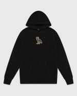 Classic Owl Hoodie Black