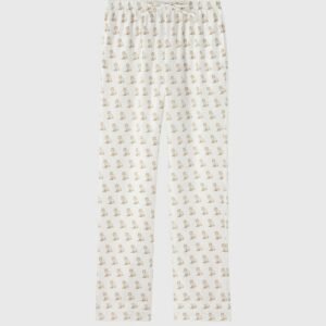 OVO Silk Pajama Pant – White