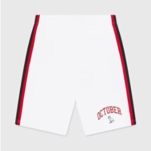OVO Shorts White-Red