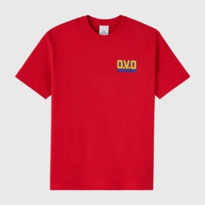Circle Wordmark Tee - Red
