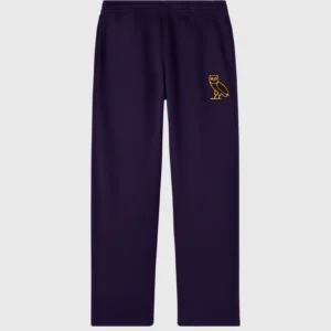 Signature Open-Hem Sweatpant - Rich Plum