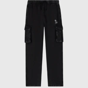 Muskoka Cargo Sweatpant - Garment Dyed Black