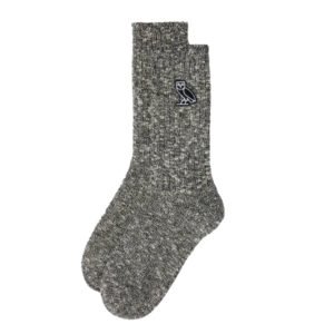 OVO Cabin Sock Heather Charcoal