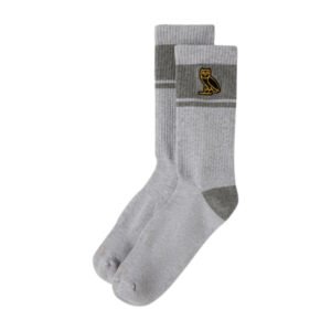 OVO Crew Socks Heather Grey
