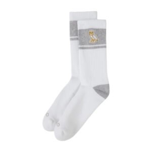 OVO Crew Socks White